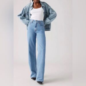 Levi’s Ribcage Wide Leg High-Waisted Women's Premium Denim Jeans